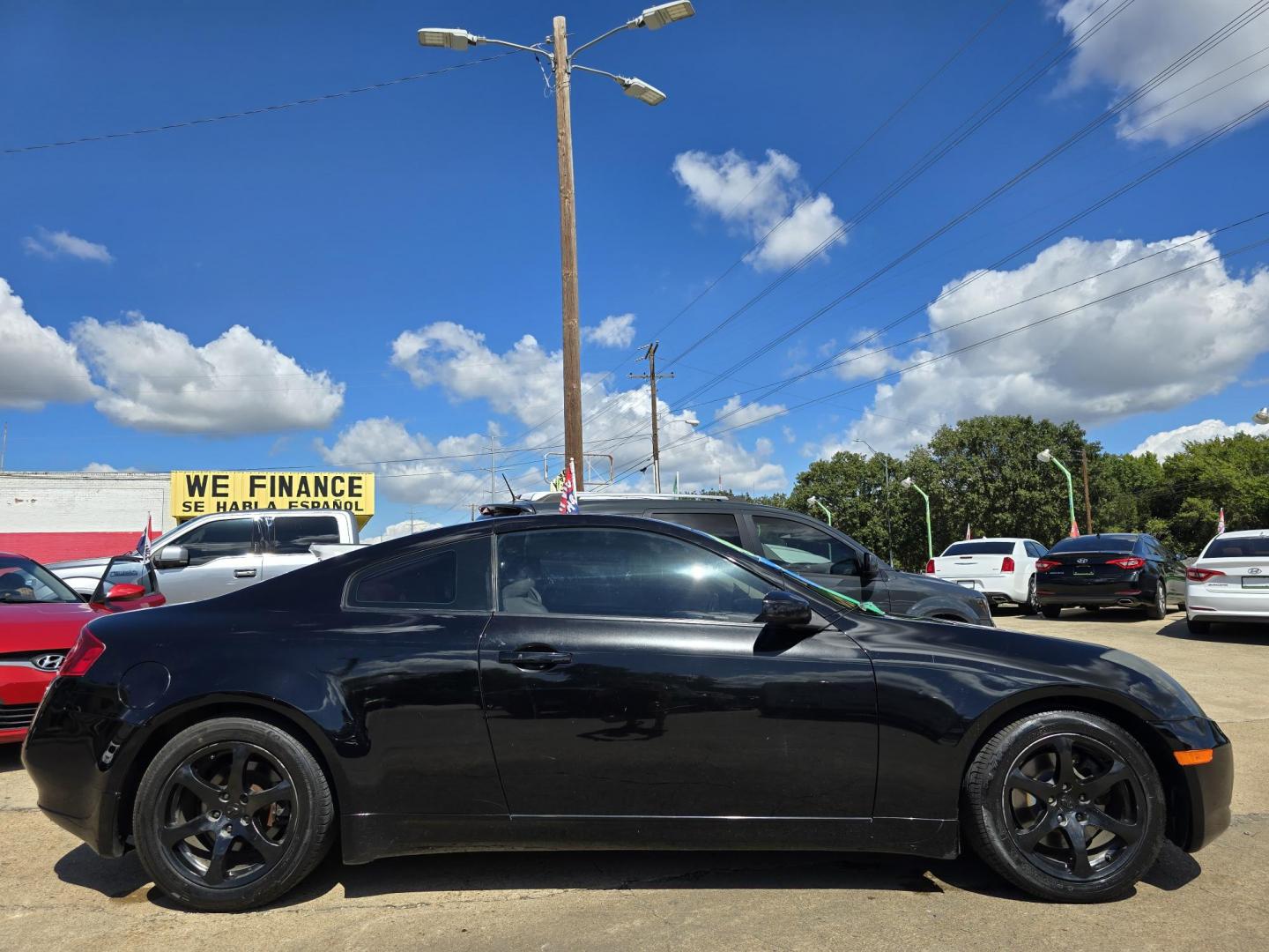 2007 BLACK /BEIGE LEATHER Infiniti G35 Coupe (JNKCV54E37M) with an 3.5L V6 DOHC 24V engine, 5-Speed Automatic Overdrive transmission, located at 2660 S.Garland Avenue, Garland, TX, 75041, (469) 298-3118, 32.885551, -96.655602 - Welcome to DallasAutos4Less, one of the Premier BUY HERE PAY HERE Dealers in the North Dallas Area. We specialize in financing to people with NO CREDIT or BAD CREDIT. We need proof of income, proof of residence, and a ID. Come buy your new car from us today!! This is a very well cared for 2007 IN - Photo#2