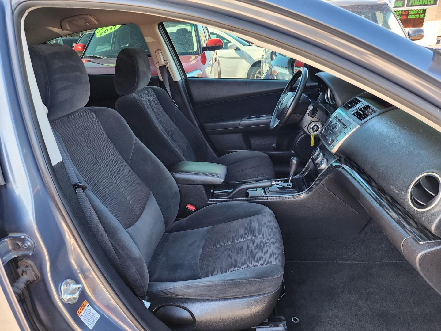 2010 GRAY /BLACK Mazda MAZDA6 I Touring (1YVHZ8CH5A5) with an 2.5L L4 DOHC 16V engine, 5-Speed Automatic transmission, located at 2660 S.Garland Avenue, Garland, TX, 75041, (469) 298-3118, 32.885551, -96.655602 - Welcome to DallasAutos4Less, one of the Premier BUY HERE PAY HERE Dealers in the North Dallas Area. We specialize in financing to people with NO CREDIT or BAD CREDIT. We need proof of income, proof of residence, and a ID. Come buy your new car from us today!! This is a very clean 2010 MAZDA MAZDA - Photo#15