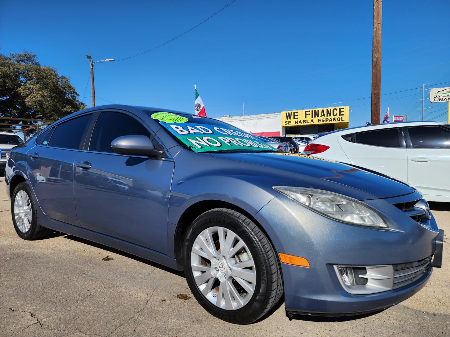 2010 GRAY /BLACK Mazda MAZDA6 I Touring (1YVHZ8CH5A5) with an 2.5L L4 DOHC 16V engine, 5-Speed Automatic transmission, located at 2660 S.Garland Avenue, Garland, TX, 75041, (469) 298-3118, 32.885551, -96.655602 - Welcome to DallasAutos4Less, one of the Premier BUY HERE PAY HERE Dealers in the North Dallas Area. We specialize in financing to people with NO CREDIT or BAD CREDIT. We need proof of income, proof of residence, and a ID. Come buy your new car from us today!! This is a very clean 2010 MAZDA MAZDA - Photo#1