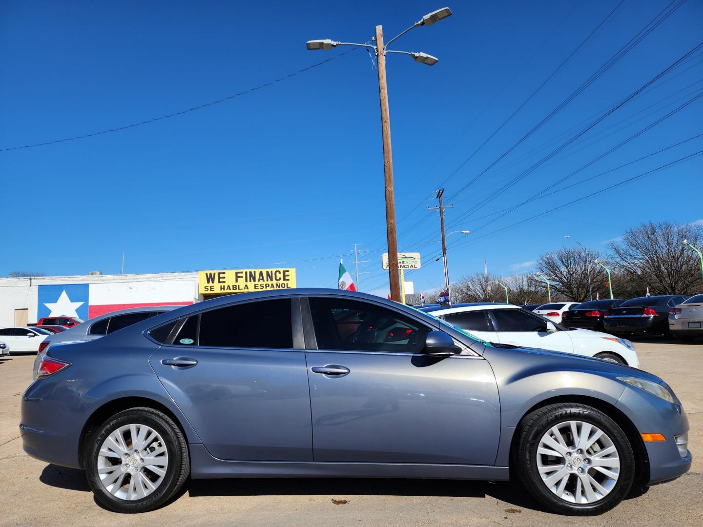 2010 GRAY /BLACK Mazda MAZDA6 I Touring (1YVHZ8CH5A5) with an 2.5L L4 DOHC 16V engine, 5-Speed Automatic transmission, located at 2660 S.Garland Avenue, Garland, TX, 75041, (469) 298-3118, 32.885551, -96.655602 - Welcome to DallasAutos4Less, one of the Premier BUY HERE PAY HERE Dealers in the North Dallas Area. We specialize in financing to people with NO CREDIT or BAD CREDIT. We need proof of income, proof of residence, and a ID. Come buy your new car from us today!! This is a very clean 2010 MAZDA MAZDA - Photo#2