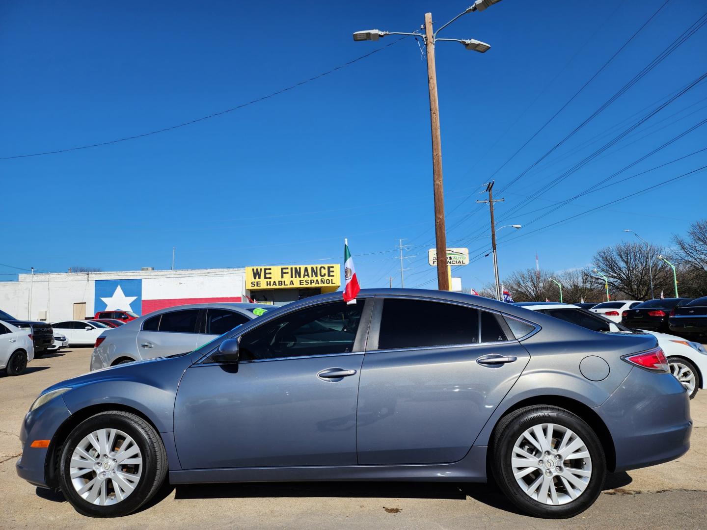 2010 GRAY /BLACK Mazda MAZDA6 I Touring (1YVHZ8CH5A5) with an 2.5L L4 DOHC 16V engine, 5-Speed Automatic transmission, located at 2660 S.Garland Avenue, Garland, TX, 75041, (469) 298-3118, 32.885551, -96.655602 - Welcome to DallasAutos4Less, one of the Premier BUY HERE PAY HERE Dealers in the North Dallas Area. We specialize in financing to people with NO CREDIT or BAD CREDIT. We need proof of income, proof of residence, and a ID. Come buy your new car from us today!! This is a very clean 2010 MAZDA MAZDA - Photo#6