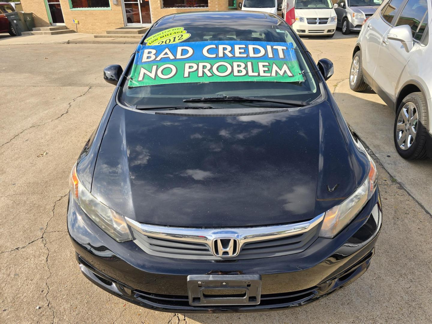 2012 BLACK Honda Civic EX-L (19XFB2F92CE) with an 1.8L L4 SOHC 16V engine, 5-Speed Automatic transmission, located at 2660 S.Garland Avenue, Garland, TX, 75041, (469) 298-3118, 32.885551, -96.655602 - Photo#7