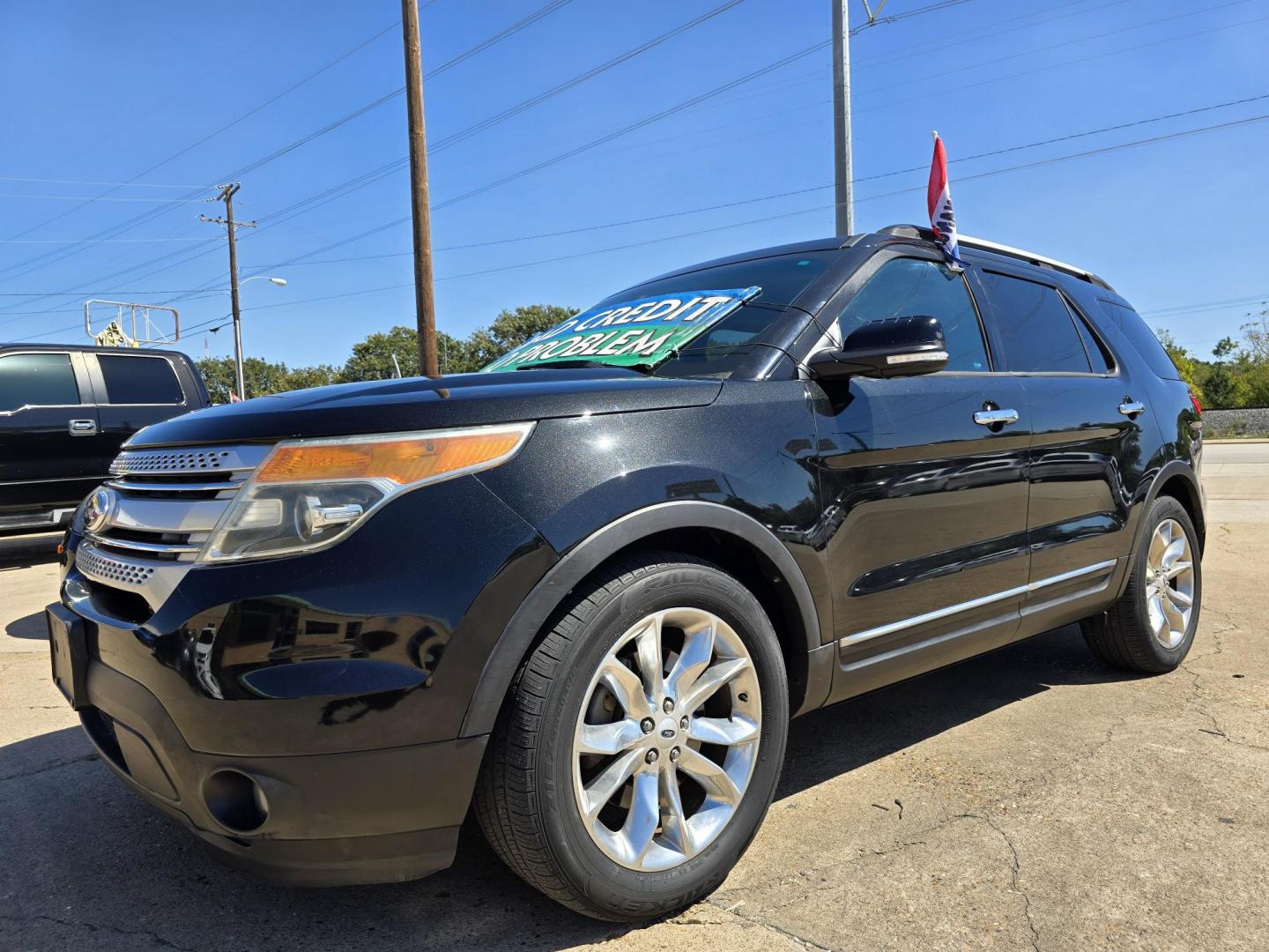 2013 BLACK Ford Explorer XLT (1FM5K7D83DG) with an 3.5L V6 DOHC 24V engine, 6-Speed Automatic transmission, located at 2660 S.Garland Avenue, Garland, TX, 75041, (469) 298-3118, 32.885551, -96.655602 - Photo#7