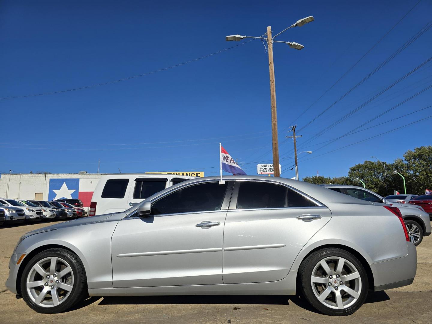 2013 SILVER Cadillac ATS (1G6AA5RAXD0) with an 2.5L L4 DOHC 16V engine, 6-Speed Automatic transmission, located at 2660 S.Garland Avenue, Garland, TX, 75041, (469) 298-3118, 32.885551, -96.655602 - Welcome to DallasAutos4Less, one of the Premier BUY HERE PAY HERE Dealers in the North Dallas Area. We specialize in financing to people with NO CREDIT or BAD CREDIT. We need proof of income, proof of residence, and a ID. Come buy your new car from us today!! This is a Loaded 2013 CADILLAC ATS 2. - Photo#6