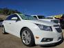 2013 WHITE /BEIGE Chevrolet Cruze LTZ (1G1PG5SB0D7) with an 1.4L L4 DOHC 16V TURBO engine, 6-Speed Automatic transmission, located at 2660 S.Garland Avenue, Garland, TX, 75041, (469) 298-3118, 32.885551, -96.655602 - Welcome to DallasAutos4Less, one of the Premier BUY HERE PAY HERE Dealers in the North Dallas Area. We specialize in financing to people with NO CREDIT or BAD CREDIT. We need proof of income, proof of residence, and a ID. Come buy your new car from us today!! This is a very well cared for 2013 CH - Photo#1