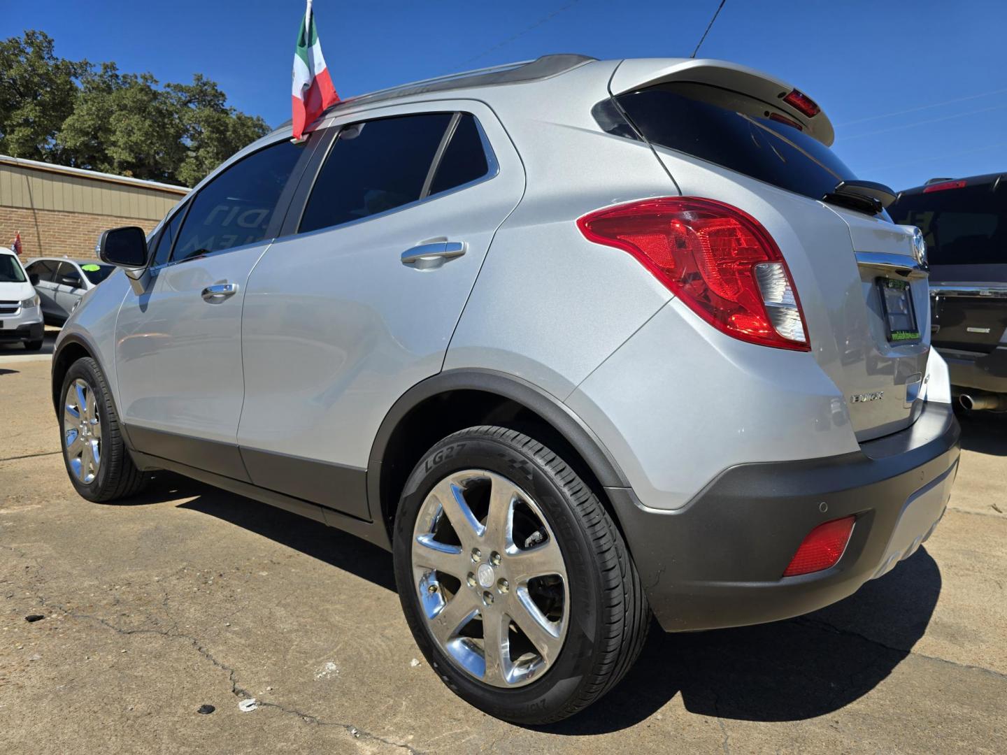 2014 Buick Encore Premium (KL4CJDSB0EB) with an 1.4L L4 DOHC 16V TURBO engine, 6-Speed Automatic transmission, located at 2660 S.Garland Avenue, Garland, TX, 75041, (469) 298-3118, 32.885551, -96.655602 - Photo#4