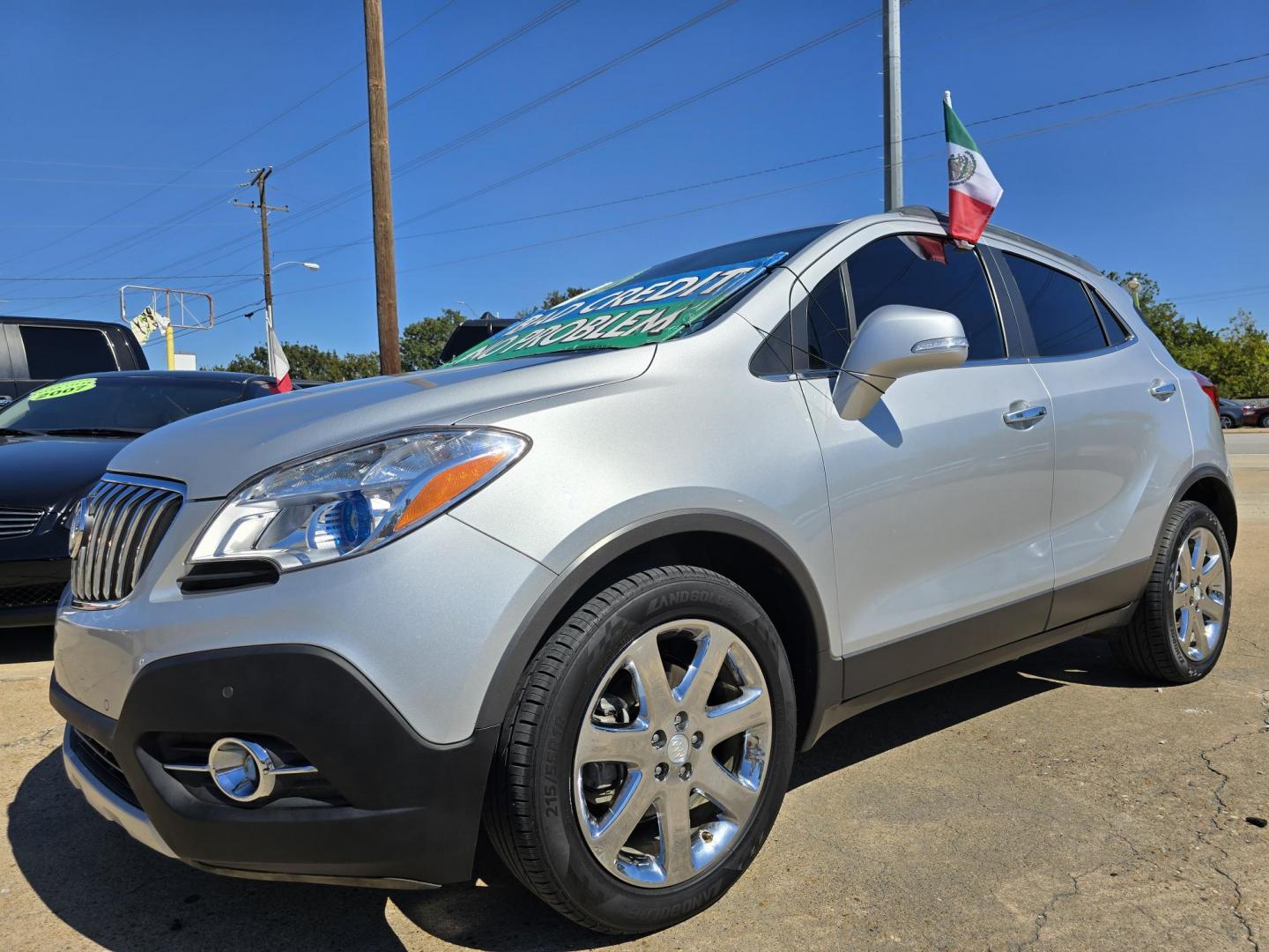 2014 Buick Encore Premium (KL4CJDSB0EB) with an 1.4L L4 DOHC 16V TURBO engine, 6-Speed Automatic transmission, located at 2660 S.Garland Avenue, Garland, TX, 75041, (469) 298-3118, 32.885551, -96.655602 - Photo#6