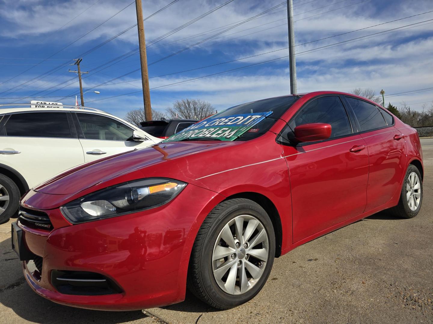 2014 RED /BLACK Dodge Dart SXT (1C3CDFBB4ED) with an 2.4L L4 DOHC 16V engine, AUTO transmission, located at 2660 S.Garland Avenue, Garland, TX, 75041, (469) 298-3118, 32.885551, -96.655602 - Welcome to DallasAutos4Less, one of the Premier BUY HERE PAY HERE Dealers in the North Dallas Area. We specialize in financing to people with NO CREDIT or BAD CREDIT. We need proof of income, proof of residence, and a ID. Come buy your new car from us today!! This is a very clean 2014 DODGE DART - Photo#7