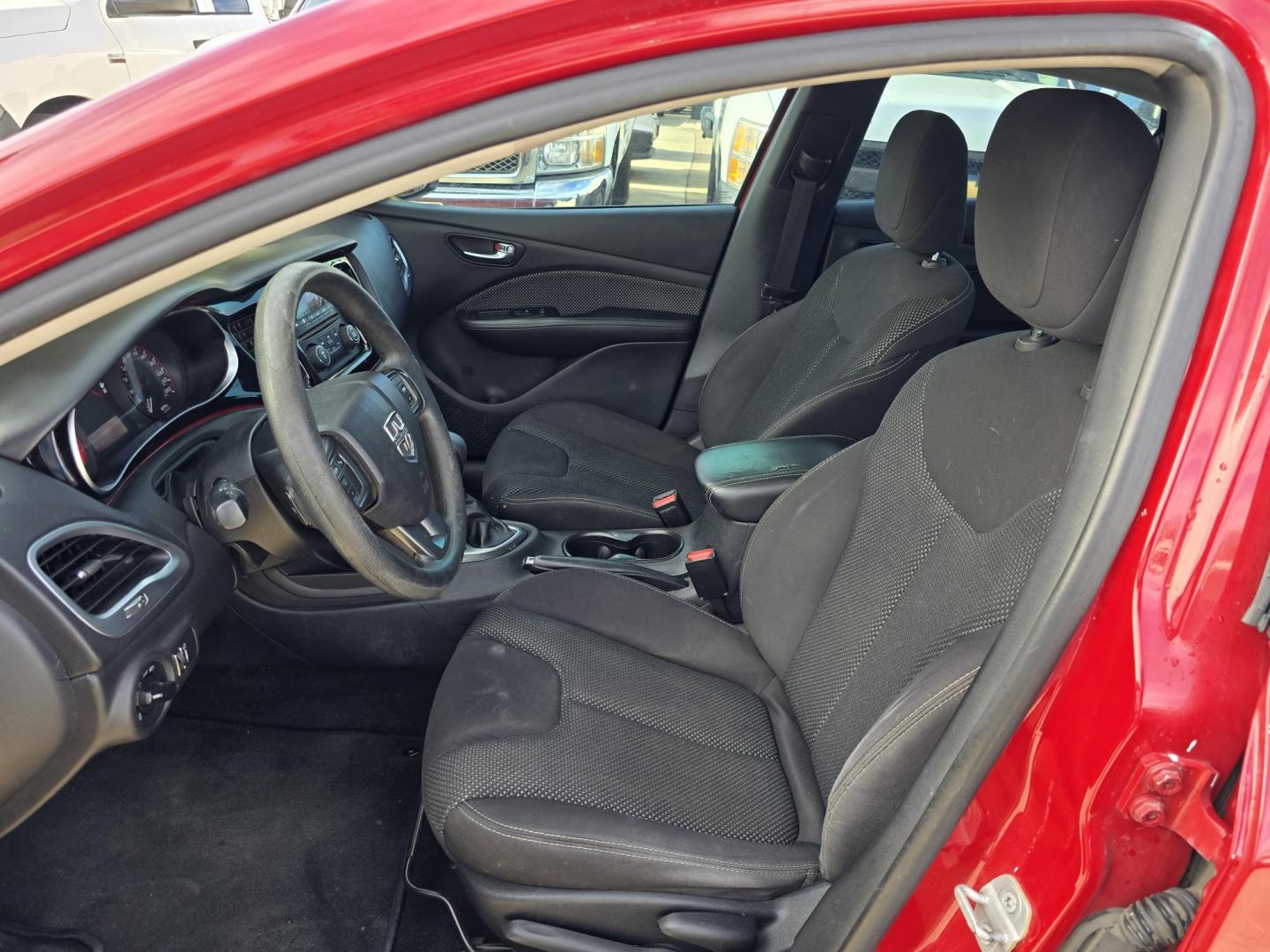 2014 RED /BLACK Dodge Dart SXT (1C3CDFBB4ED) with an 2.4L L4 DOHC 16V engine, AUTO transmission, located at 2660 S.Garland Avenue, Garland, TX, 75041, (469) 298-3118, 32.885551, -96.655602 - Welcome to DallasAutos4Less, one of the Premier BUY HERE PAY HERE Dealers in the North Dallas Area. We specialize in financing to people with NO CREDIT or BAD CREDIT. We need proof of income, proof of residence, and a ID. Come buy your new car from us today!! This is a very clean 2014 DODGE DART - Photo#11