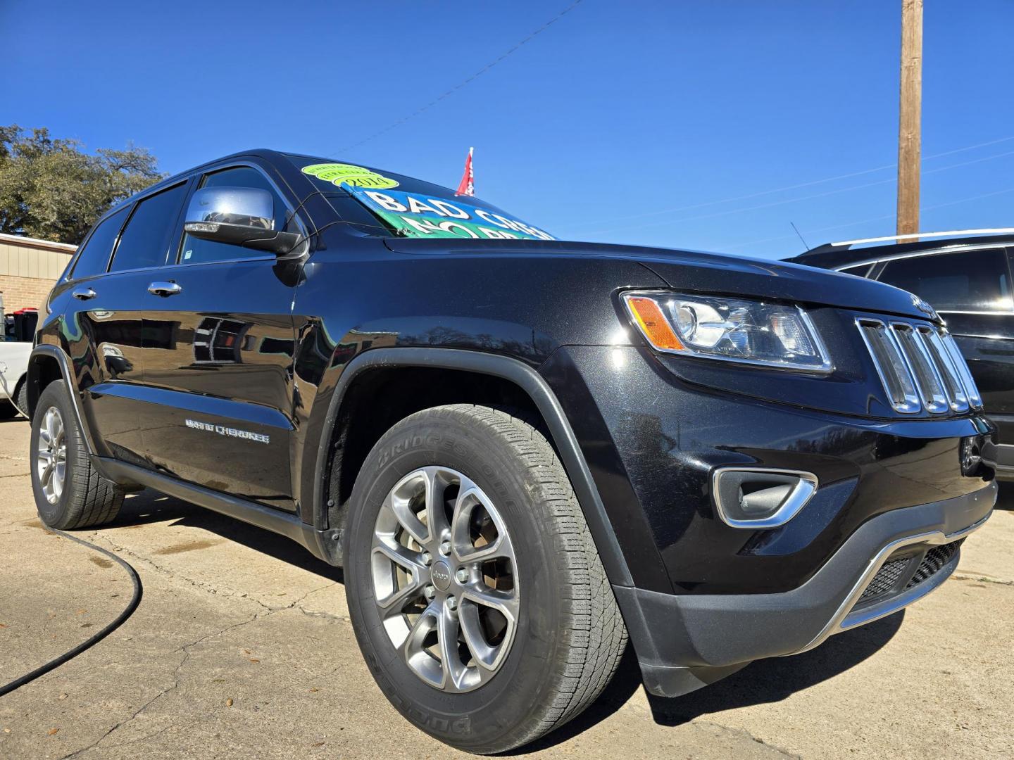 2014 BLACK Jeep Grand Cherokee Limited (1C4RJEBG6EC) with an 3.6L V6 DOHC 24V engine, 5-Speed Automatic transmission, located at 2660 S.Garland Avenue, Garland, TX, 75041, (469) 298-3118, 32.885551, -96.655602 - Photo#1