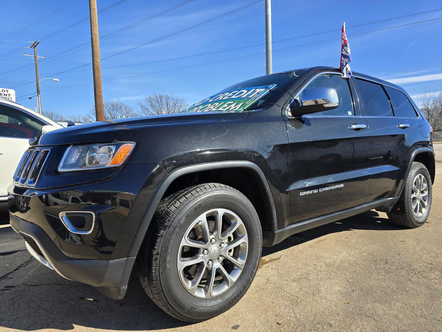 2014 BLACK Jeep Grand Cherokee Limited (1C4RJEBG6EC) with an 3.6L V6 DOHC 24V engine, 5-Speed Automatic transmission, located at 2660 S.Garland Avenue, Garland, TX, 75041, (469) 298-3118, 32.885551, -96.655602 - Photo#7