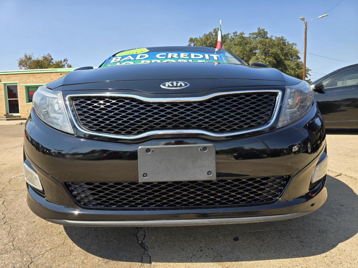 2015 BLACK Kia Optima LX (5XXGM4A73FG) with an 2.4L L4 DOHC 16V engine, 6-Speed Automatic transmission, located at 2660 S.Garland Avenue, Garland, TX, 75041, (469) 298-3118, 32.885551, -96.655602 - Photo#9