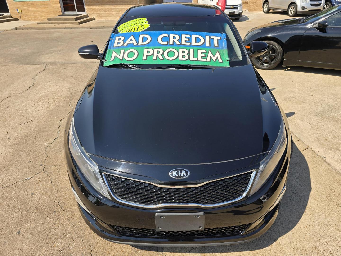 2015 BLACK Kia Optima LX (5XXGM4A73FG) with an 2.4L L4 DOHC 16V engine, 6-Speed Automatic transmission, located at 2660 S.Garland Avenue, Garland, TX, 75041, (469) 298-3118, 32.885551, -96.655602 - Photo#8