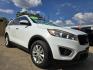 2016 DIAMOND WHITE Kia Sorento LX (5XYPG4A57GG) with an 3.3L V6 DOHC 24V engine, 6-Speed Automatic transmission, located at 2660 S.Garland Avenue, Garland, TX, 75041, (469) 298-3118, 32.885551, -96.655602 - Photo#1