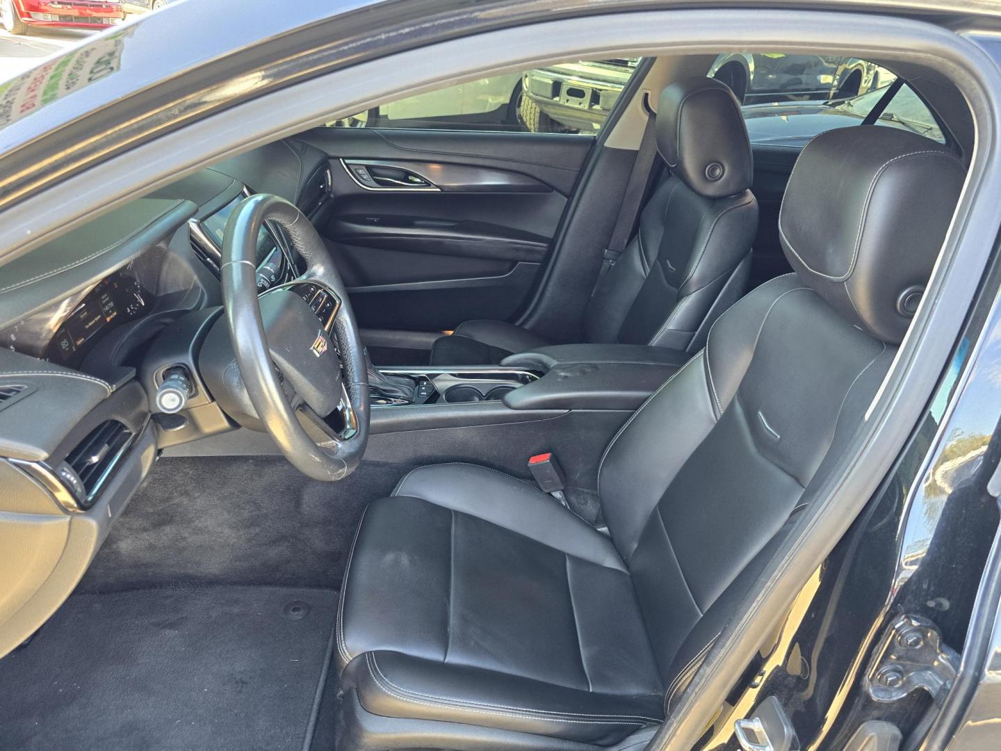 2016 BLACK METALLIC Cadillac ATS 2.0L Standard (1G6AA5RX8G0) with an 2.0L L4 DOHC 16V TURBO engine, AUTO transmission, located at 2660 S.Garland Avenue, Garland, TX, 75041, (469) 298-3118, 32.885551, -96.655602 - Photo#12