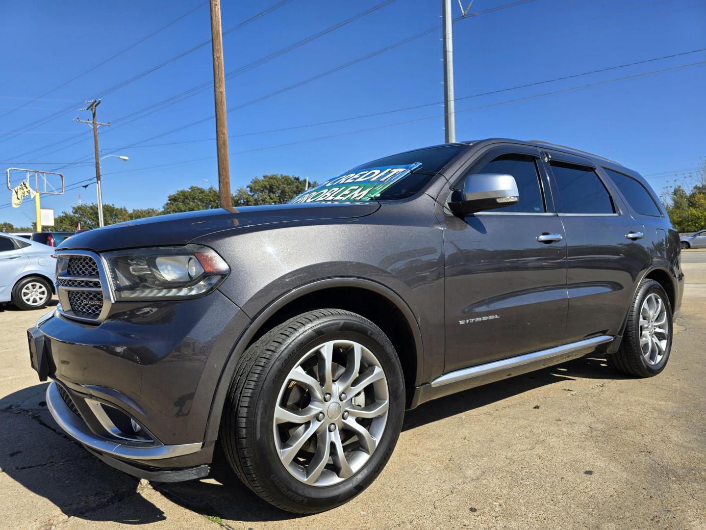 2016 BLACK Dodge Durango Citadel 2WD (1C4RDHEGXGC) with an 3.6L V6 DOHC 24V engine, 8A transmission, located at 2660 S.Garland Avenue, Garland, TX, 75041, (469) 298-3118, 32.885551, -96.655602 - Photo#6