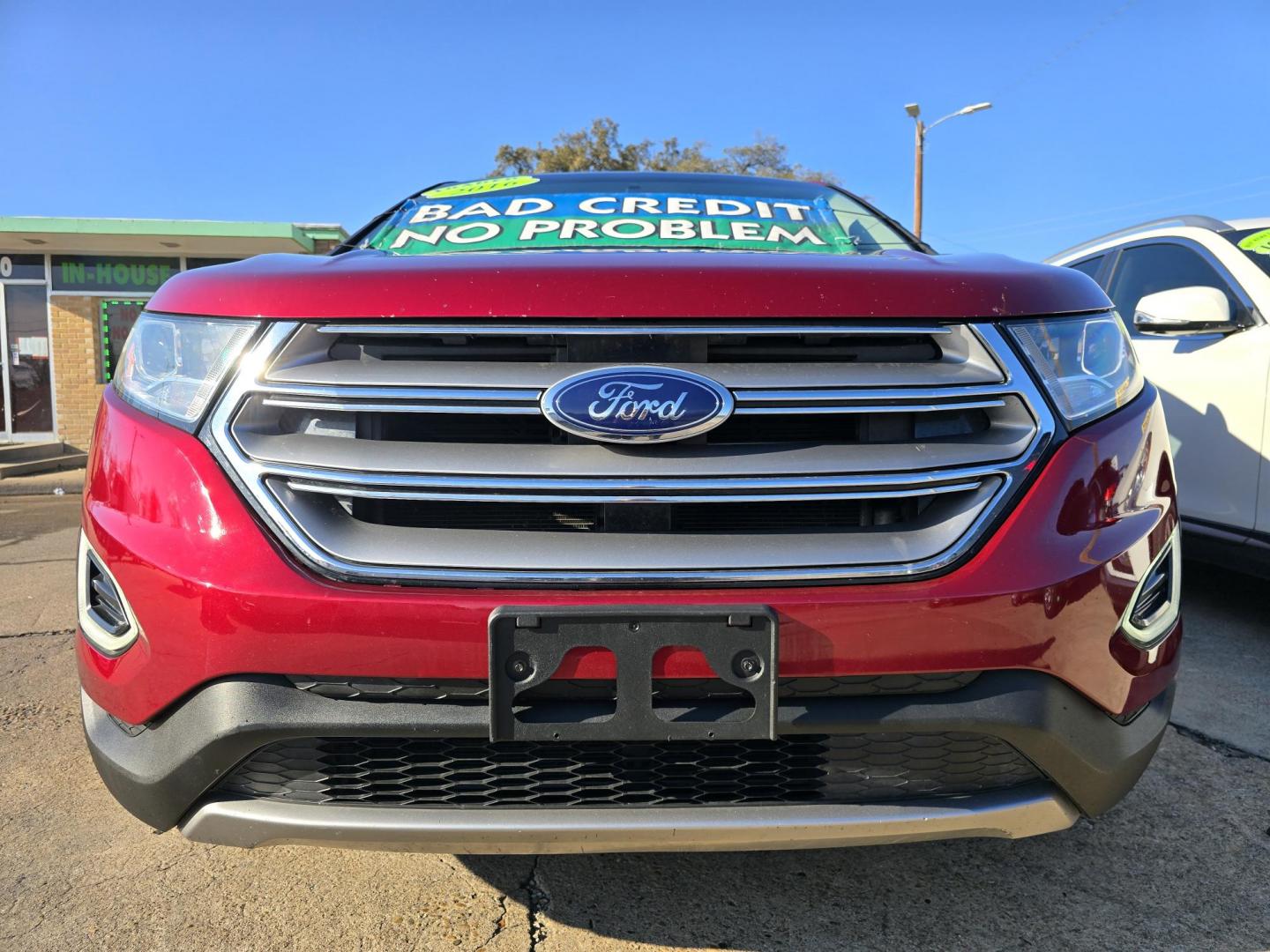 2016 RED Ford Edge Titanium (2FMPK3K85GB) with an 3.5L V6 DOHC 24V engine, 6A transmission, located at 2660 S.Garland Avenue, Garland, TX, 75041, (469) 298-3118, 32.885551, -96.655602 - Photo#8