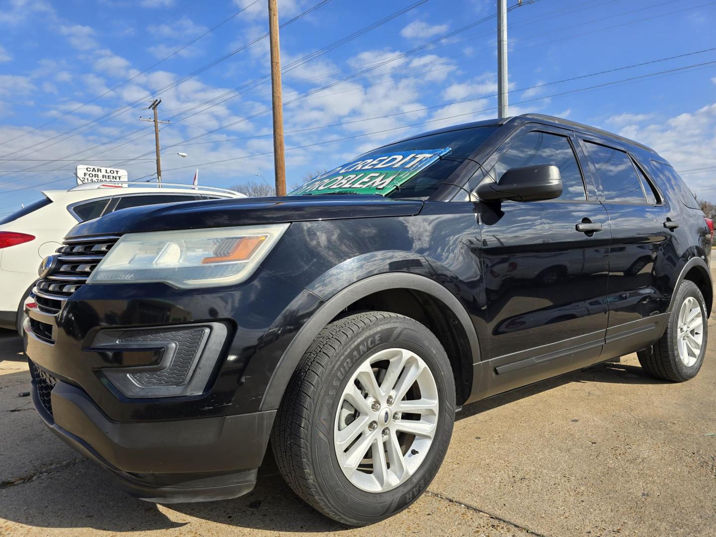 2016 BLACK Ford Explorer (1FM5K7B80GG) with an 3.5L V6 DOHC 24V engine, 6A transmission, located at 2660 S.Garland Avenue, Garland, TX, 75041, (469) 298-3118, 32.885551, -96.655602 - Photo#8