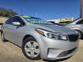 2017 SILVER Kia Forte LX (3KPFK4A7XHE) with an 2.0L L4 DOHC 16V engine, AUTO transmission, located at 2660 S.Garland Avenue, Garland, TX, 75041, (469) 298-3118, 32.885551, -96.655602 - Photo#0