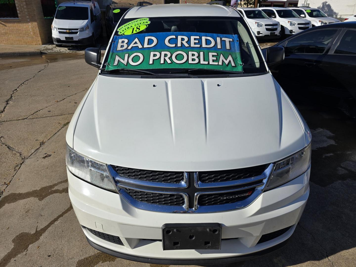 2018 WHITE Dodge Journey SE (3C4PDCABXJT) with an 2.4L L4 DOHC 16V engine, 4A transmission, located at 2660 S.Garland Avenue, Garland, TX, 75041, (469) 298-3118, 32.885551, -96.655602 - Photo#9