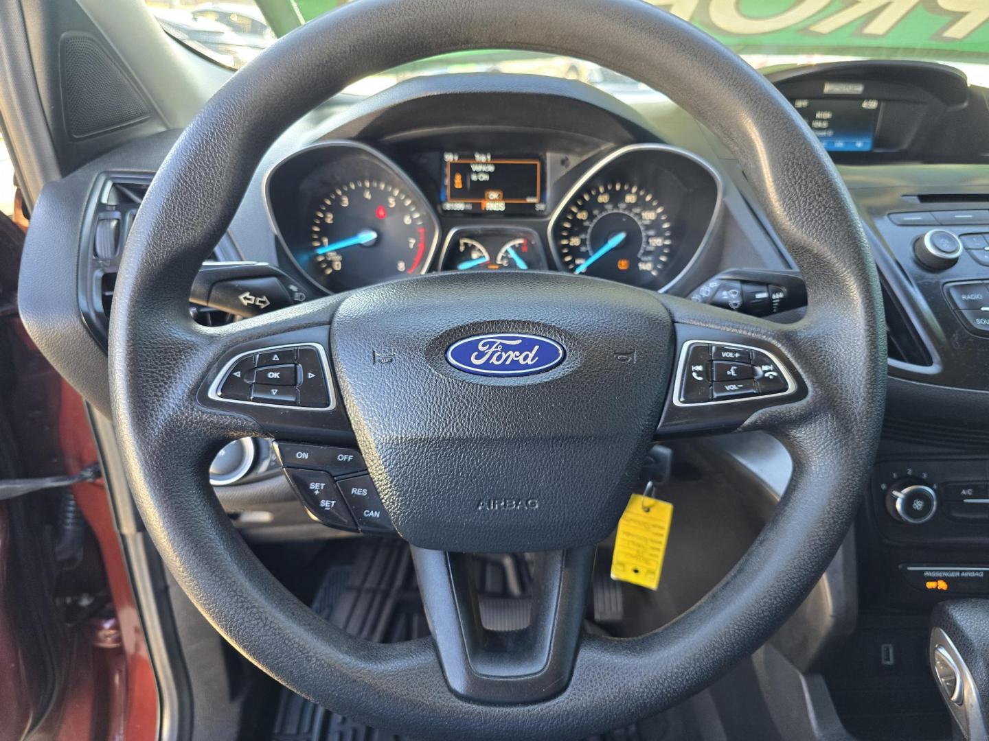 2018 RED Ford Escape S (1FMCU0F74JU) with an 2.5L L4 DOHC 16V engine, 6A transmission, located at 2660 S.Garland Avenue, Garland, TX, 75041, (469) 298-3118, 32.885551, -96.655602 - Photo#12