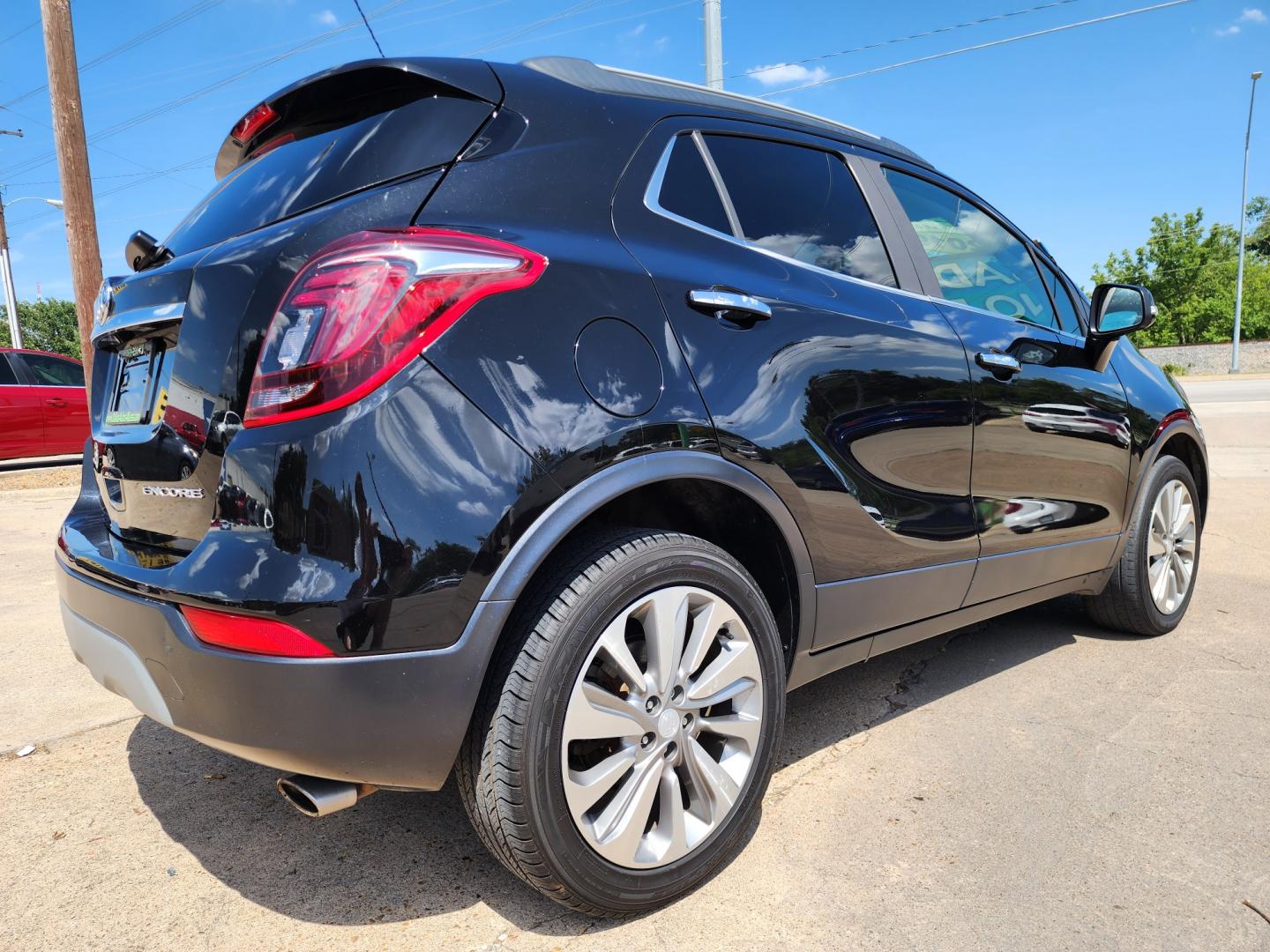 2019 BLACK Buick Encore Preferred (KL4CJASB4KB) with an 1.4L L4 DOHC 16V TURBO engine, 6A transmission, located at 2660 S.Garland Avenue, Garland, TX, 75041, (469) 298-3118, 32.885551, -96.655602 - Welcome to DallasAutos4Less, one of the Premier BUY HERE PAY HERE Dealers in the North Dallas Area. We specialize in financing to people with NO CREDIT or BAD CREDIT. We need proof of income, proof of residence, and a ID. Come buy your new car from us today!! This is a SUPER CLEAN 2019 BUICK ENCO - Photo#3