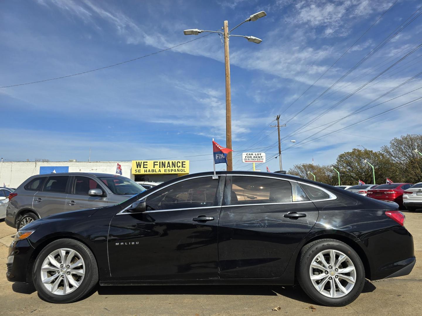 2019 BLACK Chevrolet Malibu LT (1G1ZD5ST6KF) with an 1.5L L4 DOHC 16V engine, 6A transmission, located at 2660 S.Garland Avenue, Garland, TX, 75041, (469) 298-3118, 32.885551, -96.655602 - Photo#6